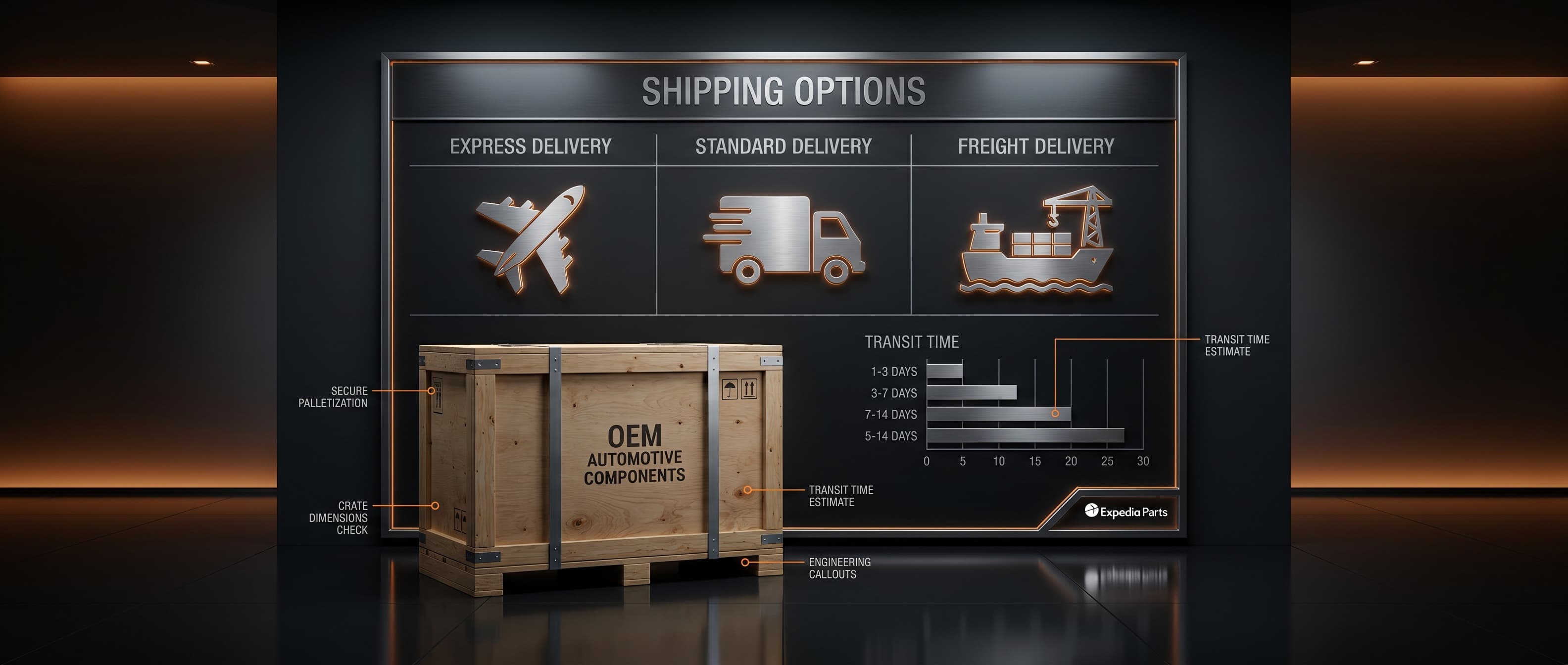 What are the different shipping options, costs, and transit times?